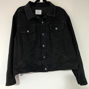 Old Navy Plus Sized Black Denim Jacket
